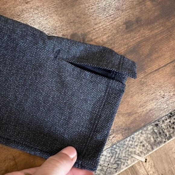 ATHLETA Herringbone Mercer Tights Leggings‎ Pockets Navy Size XS #353504 Petite - Picture 12 of 15